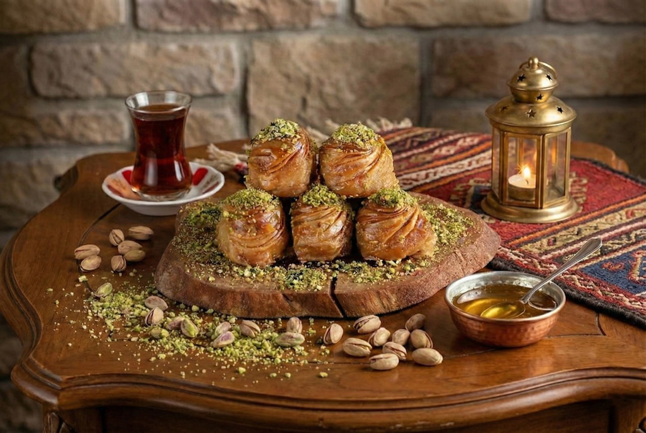 باقلوای مدل گل