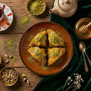 باقلوای مدل سه گوش